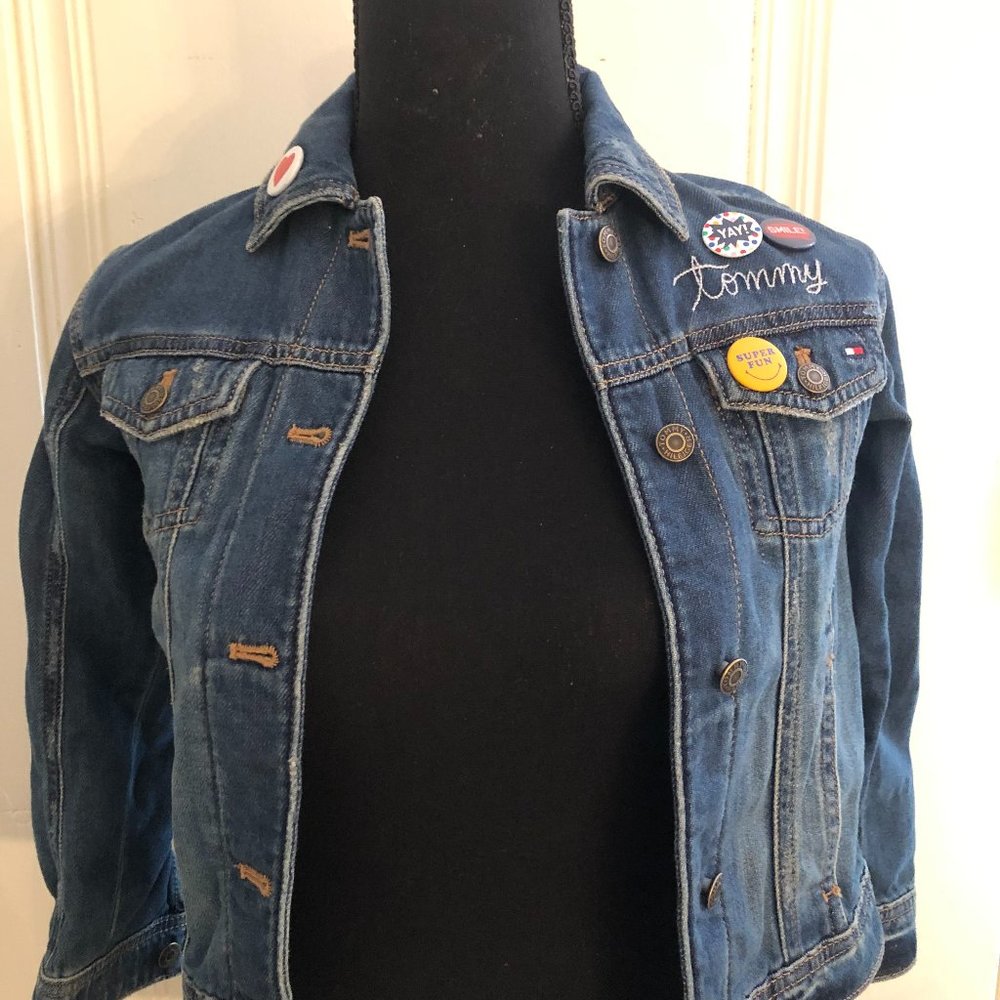 Tommy Hilfiger Jean Jacket Size Child Small 6/7